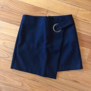 Topshop asymmetrical mini skirt